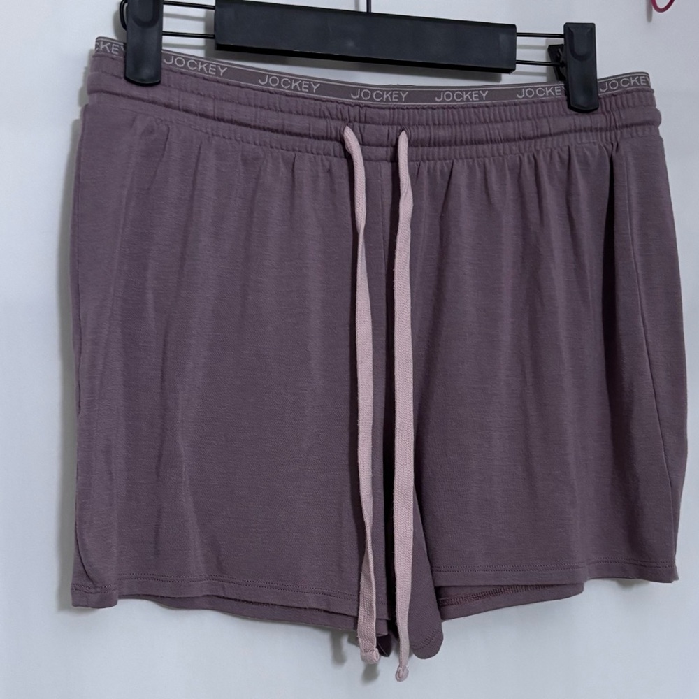Jockey Purple Athletic Shorts Lightweight Stretchy Fit